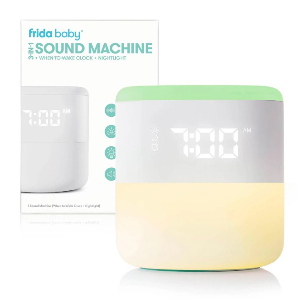 Frida Baby 3-in-1 Sound Machine + When-to-Wake Clock + Nightlight New condition